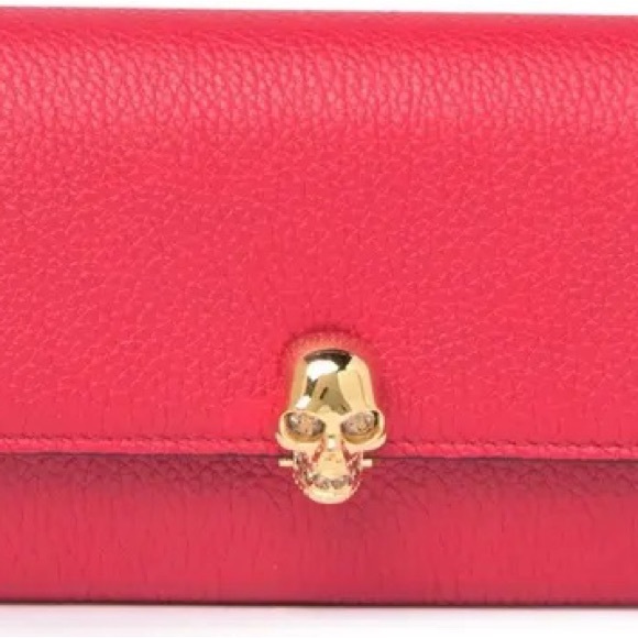 ALEXANDER MCQUEEN
Skull Leather Wallet On A Chain pink - Picture 3 of 6